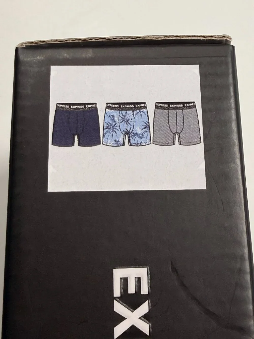 NWT Express Perfomance Microfiber Boxer Briefs - XL - Multi Colors - 3 Pack